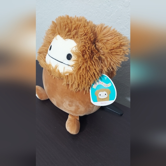 New Squishmallows Benny Bigfoot Brown Yeti Plush 8" Soft Stuffed Animal Monster - Picture 2 of 5